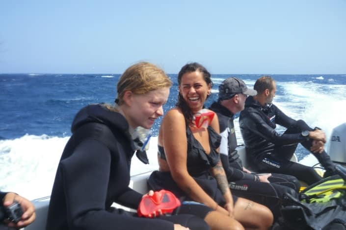 Buceo con barco