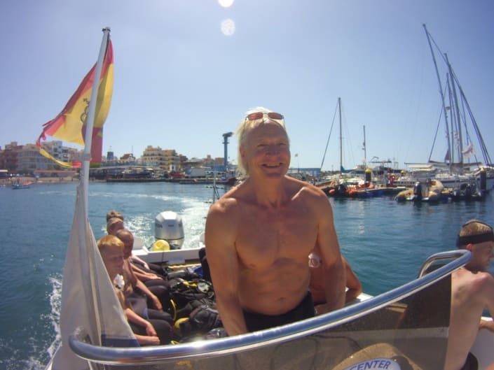 Buceo con barco